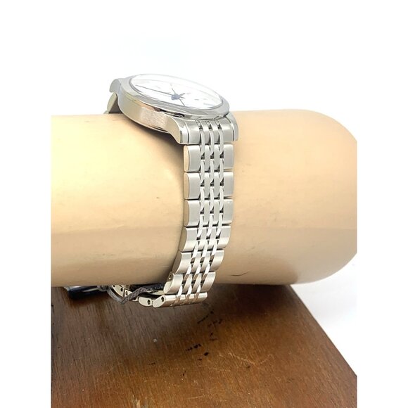 Longines Women's Watch L23214116 Record Swiss Automatic White Dial 30mm Steel - Picture 12 of 14